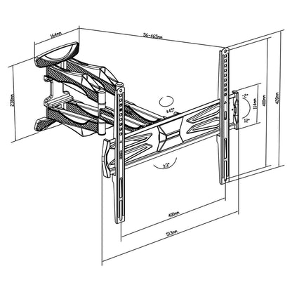 TV-Unterstützung TM Electron 30 kg 32"-60"