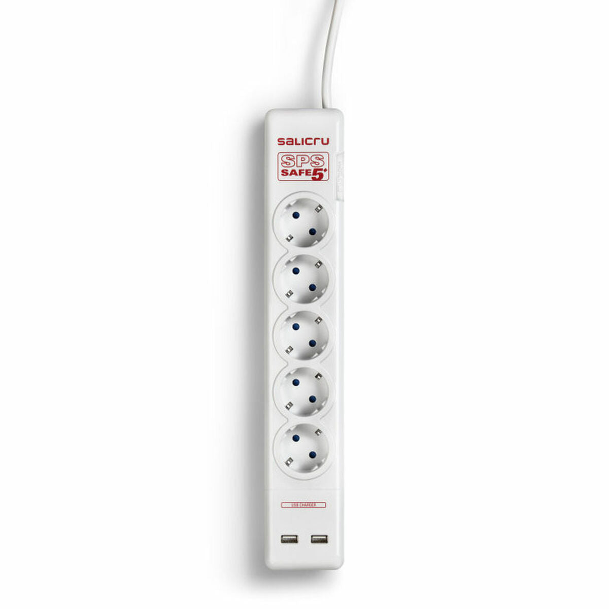 Réglette Salicru SAFE 5+ USB Blanc