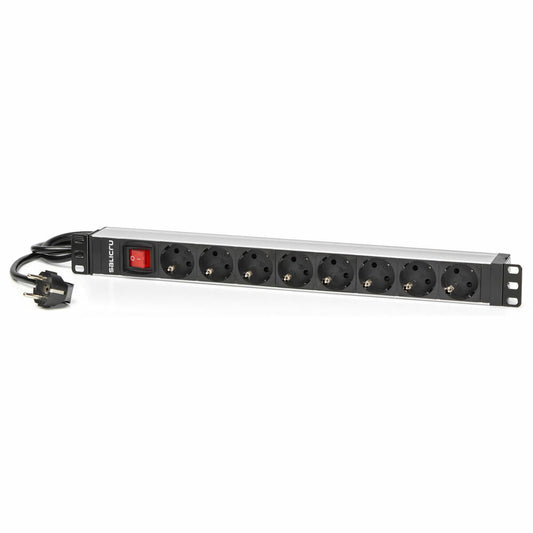 Schuko 19" 8 Way Multi-socket Adapter with On / Off Switch Salicru 680CA000003 1,5 m (1,5 m)