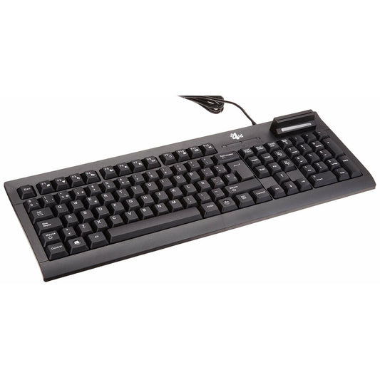 Tastatur mit Bit4id-Leser TECLADO_MINIL_K Schwarz Spanisch Qwerty