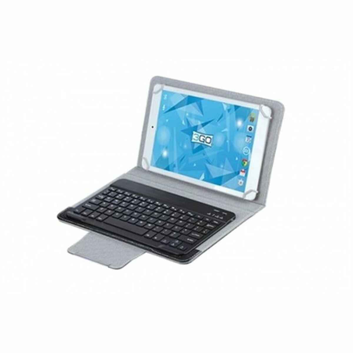 Abdeckung für 3GO CSGT28 10" Tablet und Tastatur Schwarz