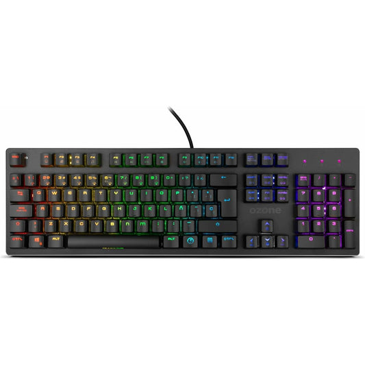 Teclado Gaming OZONE Qwerty Español Negro