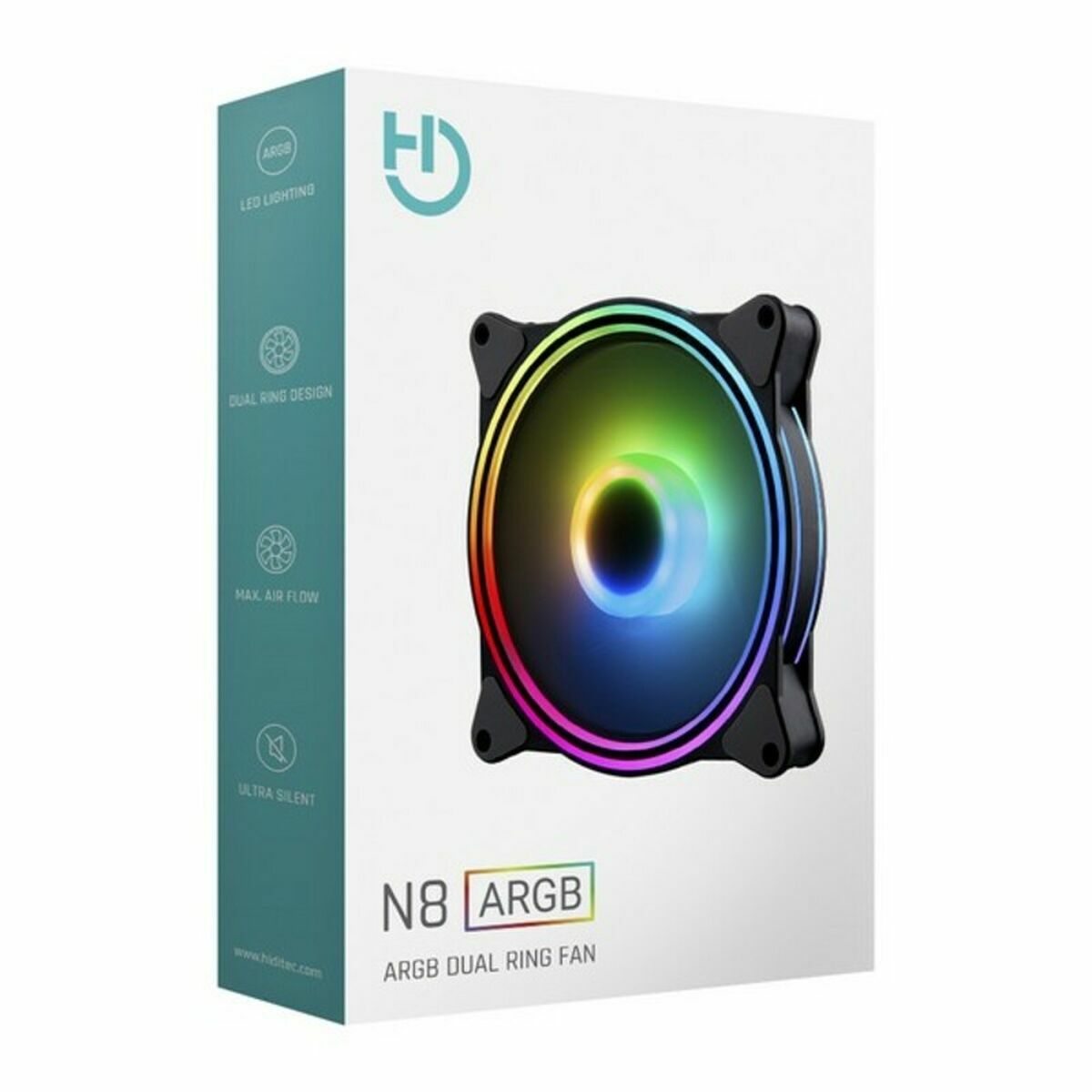 Tragbarer Hiditec N8-ARGB LED RGB-Kühler