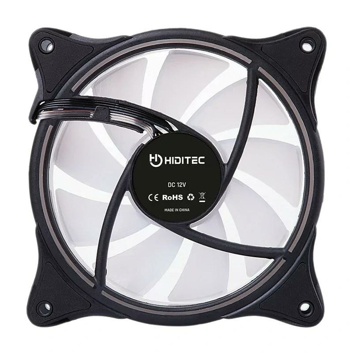 Ventilador de Caja Hiditec ARGB Negro