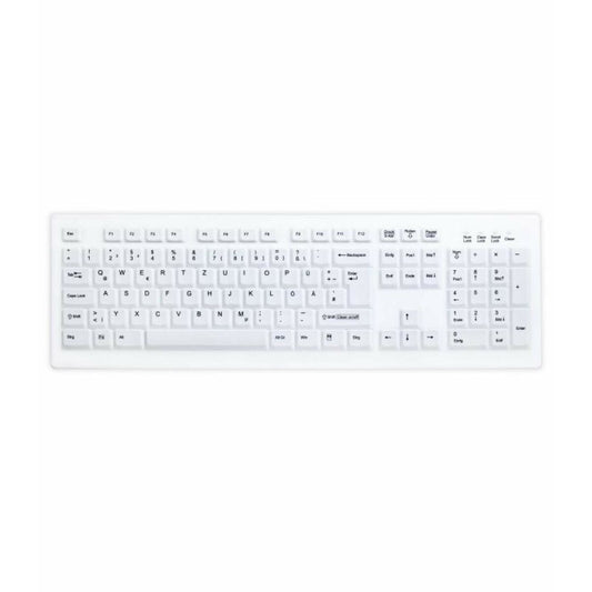 Active Key FTRTUS0300 USB-Tastatur, waschbar, desinfizierbar, Weiß