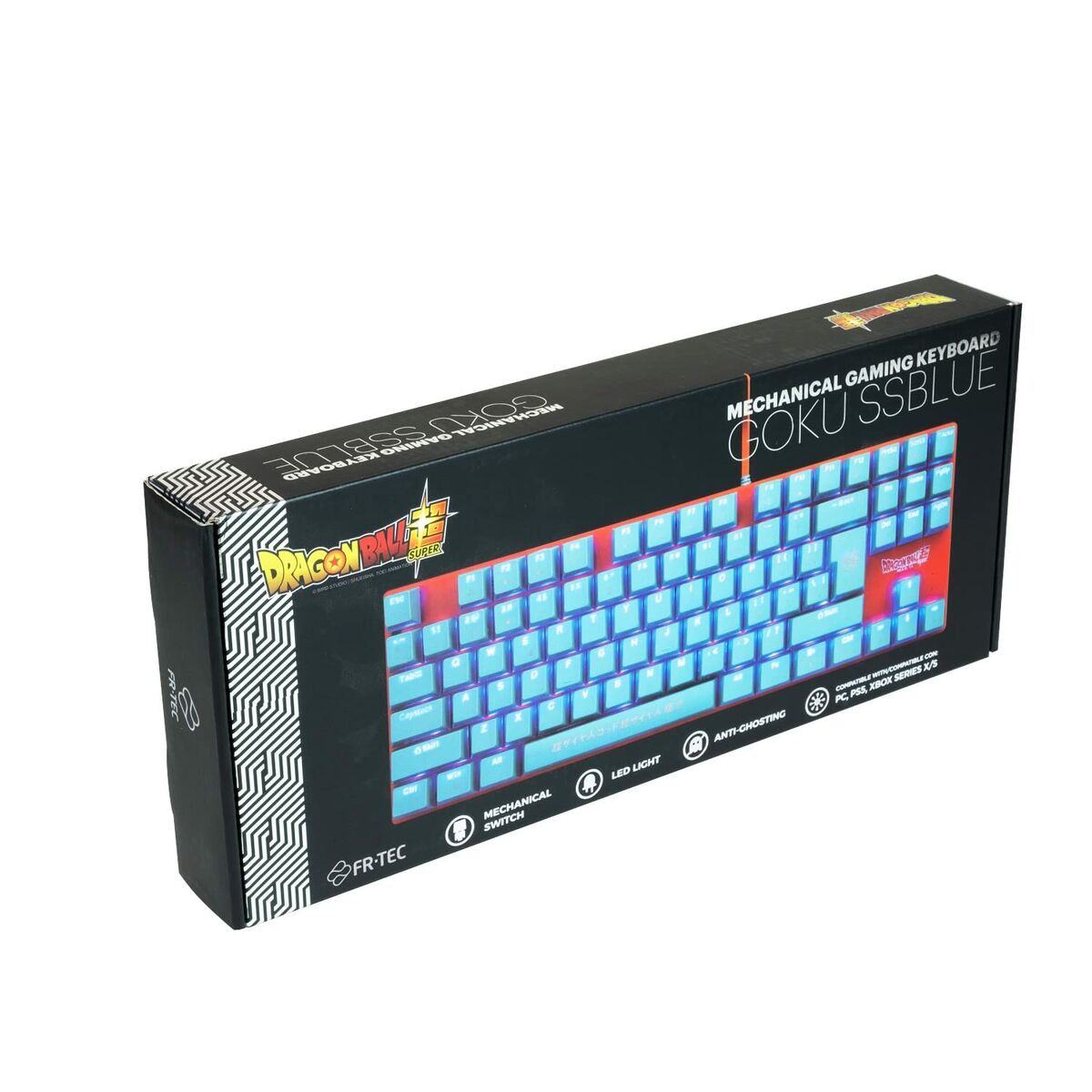 Gaming-Tastatur FR-TEC DBPCKEYGO Blau Spanisch Qwerty QWERTY