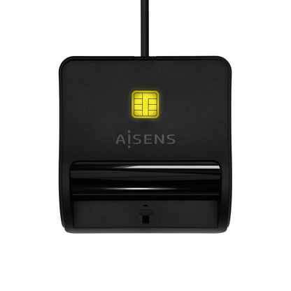 Aisens ASCR-SN03C-BK DNI/SIP-Kartenleser Schwarz