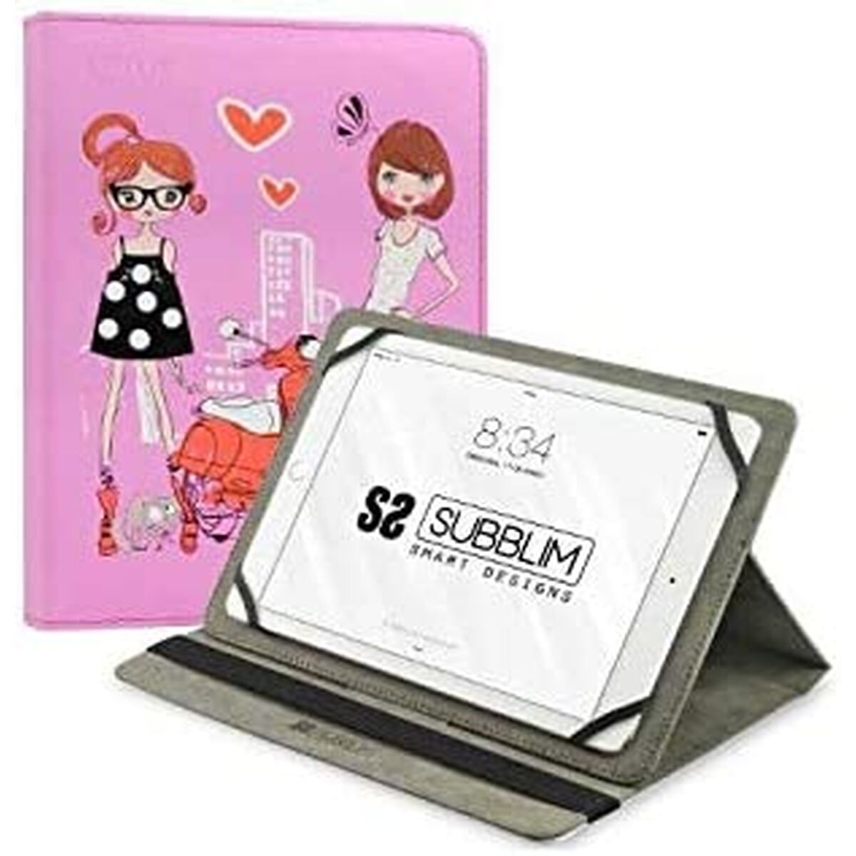 Hülle für Subblim SUBCUT4TC004 Pink 10,1" Tablet