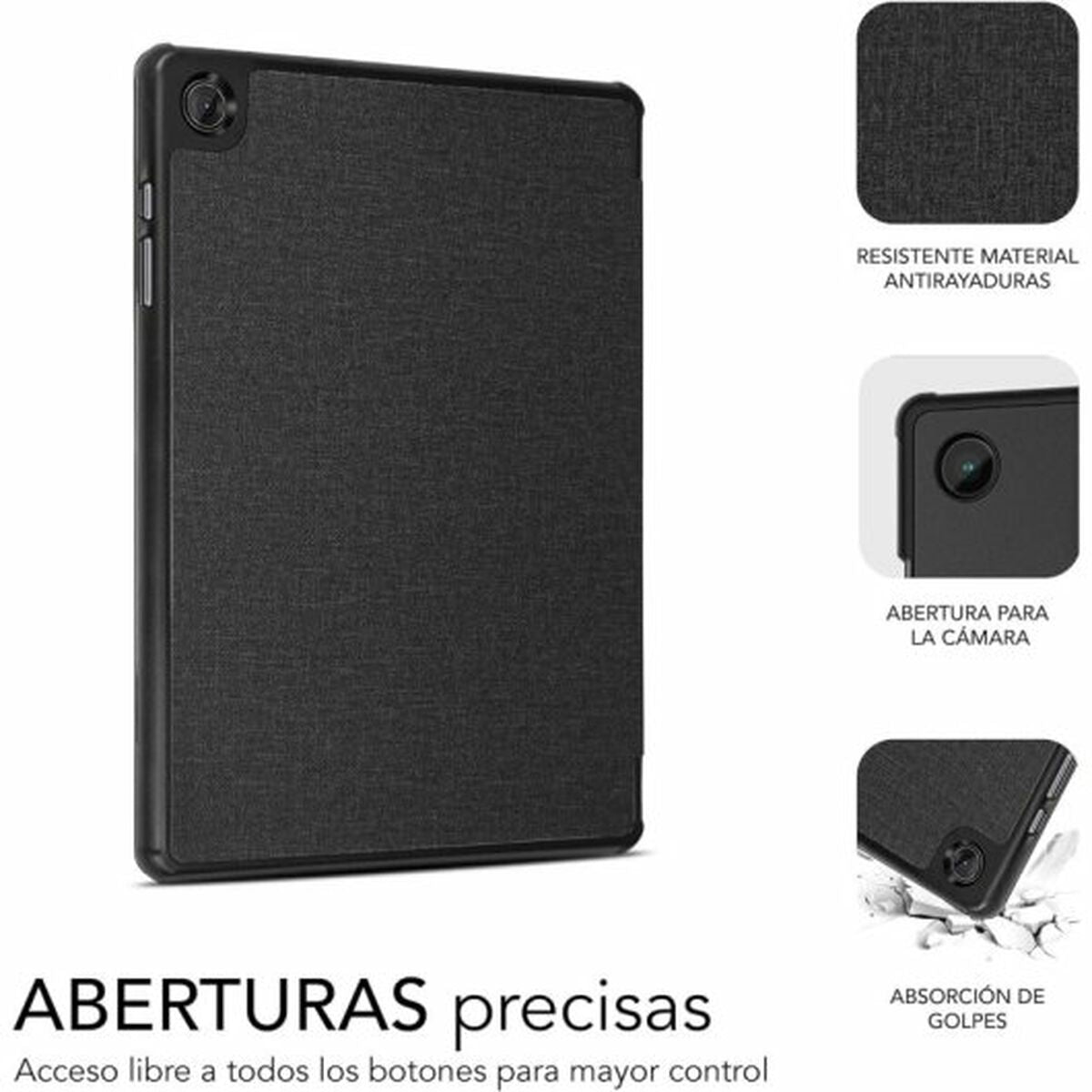Funda para Tablet Subblim Galaxy Tab A9+ Negro