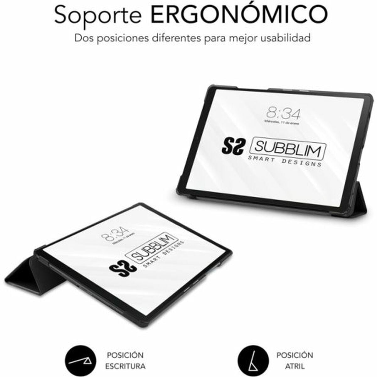 Funda para Tablet Subblim Galaxy Tab A9+ Negro