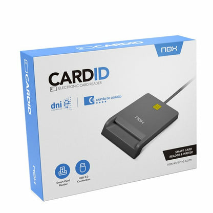 Lecteur de Cartes Nox Noir Connexion USB