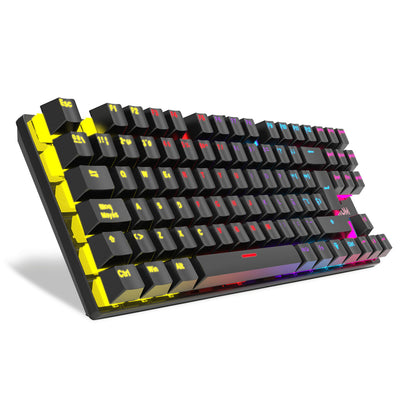 Krom NXKROMKASICTKL Tastatur mit schwarzer Hintergrundbeleuchtung
