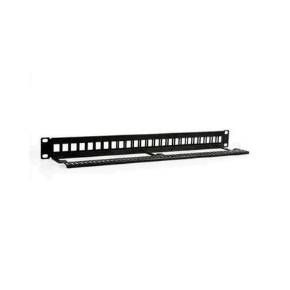 Patchpanel 24 Ports UTP Kategorie 6 2LAN ARAP19C24VAC 19"