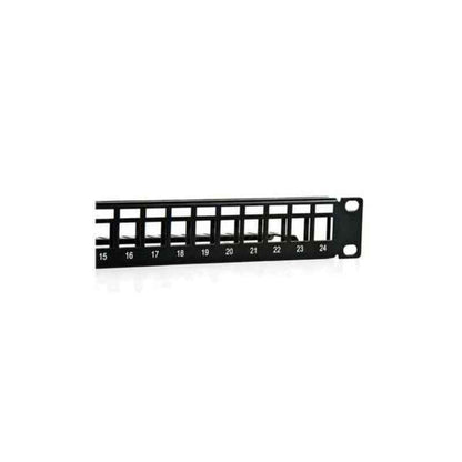 Patchpanel 24 Ports UTP Kategorie 6 2LAN ARAP19C24VAC 19"