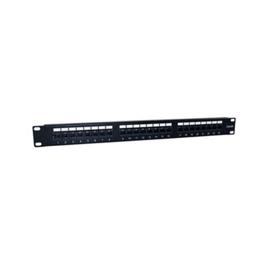 Patch Panel 24 Puertos UTP Categoría 6 2LAN ARAP19C6A24UTP 19"