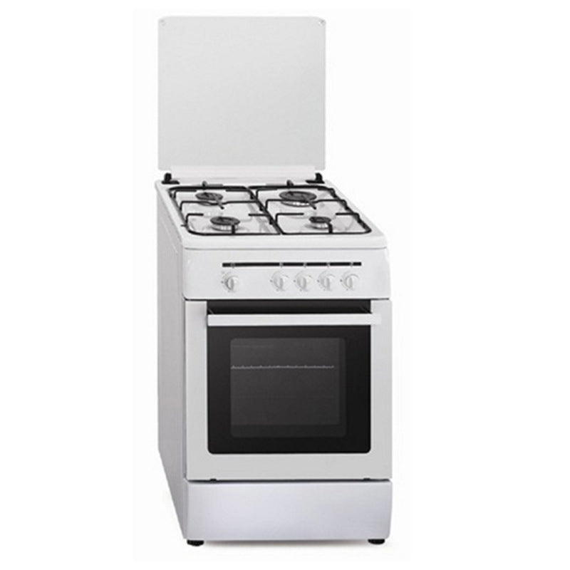 Cocina de Gas Vitrokitchen CB55BB      BUT Blanco 1800 W