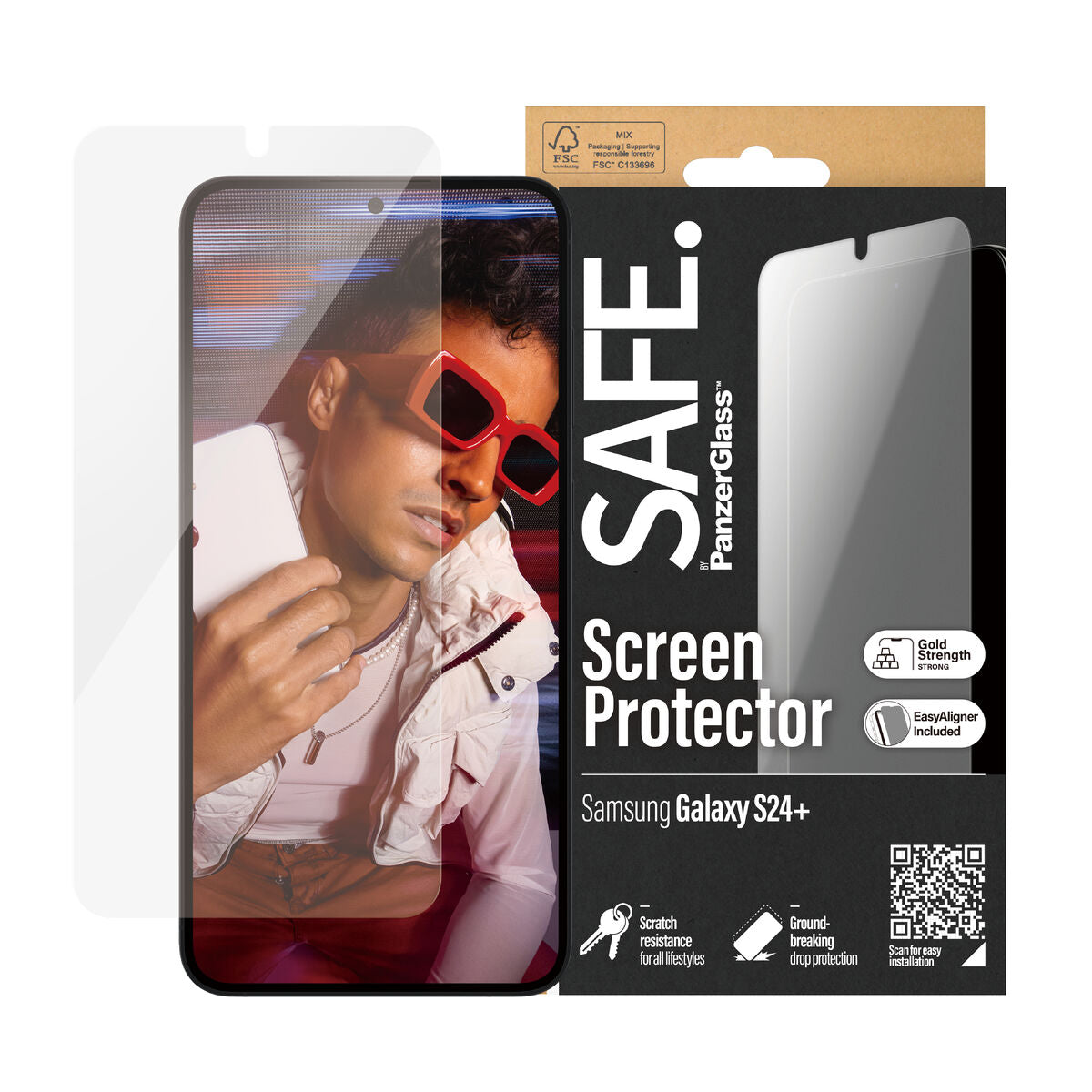 Film Protecteur pour Téléphone Portable Panzer Glass SAFE95667 Samsung Galaxy S24 Plus