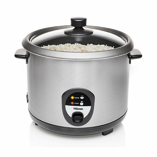 Rice Cooker Tristar RK-6129 900 W Stainless steel Black/Silver Silver 2,2 L