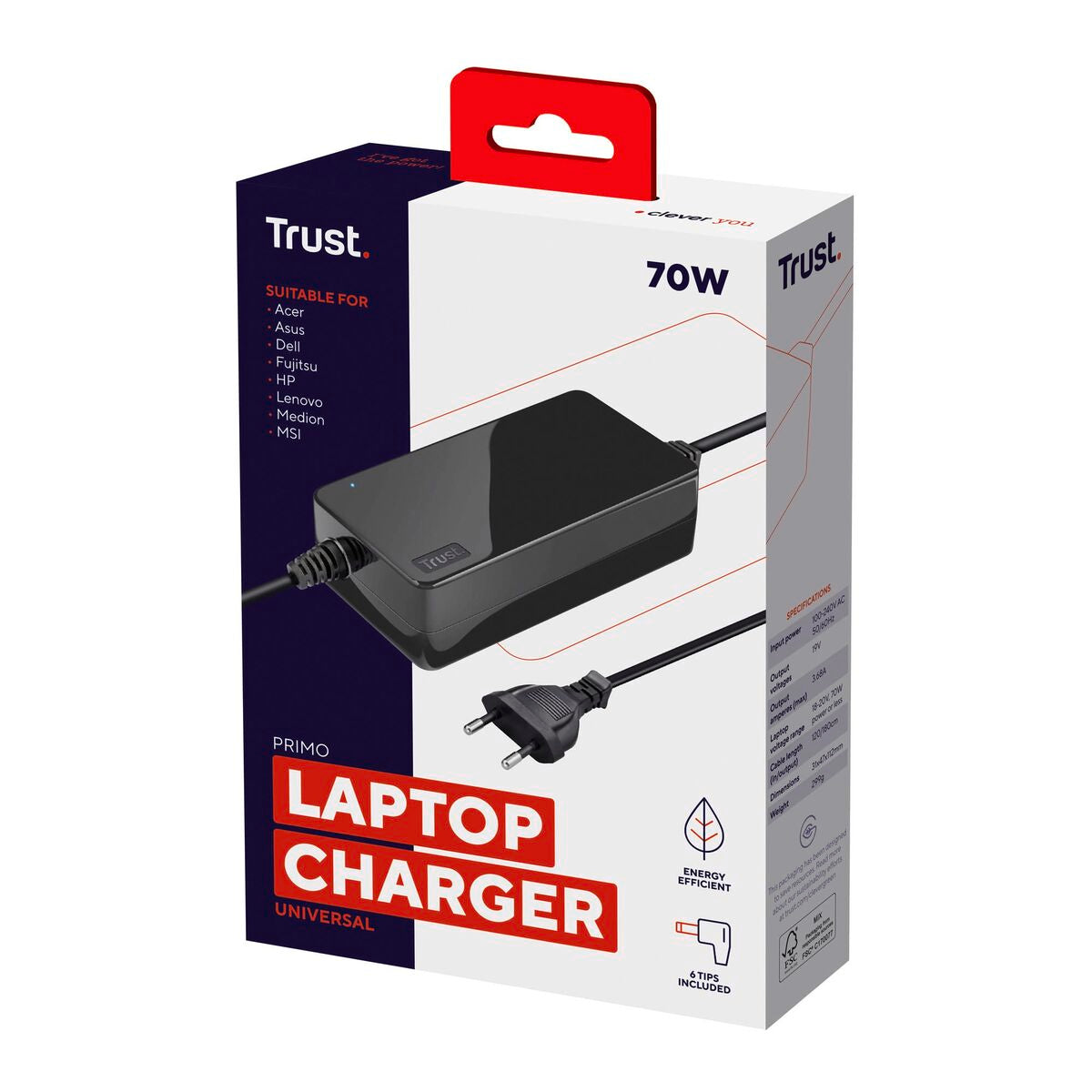 Chargeur d'ordinateur portable Trust 22141