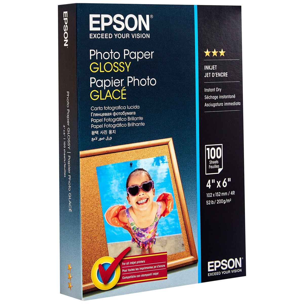 Set aus Epson-Tinte und Fotopapier C13S042548