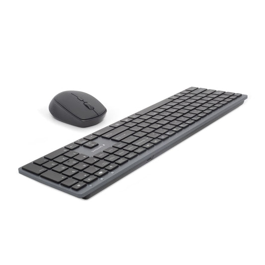 GEMBIRD KBS-ECLIPSE-M500-PT Kabellose Tastatur und Maus, Grau