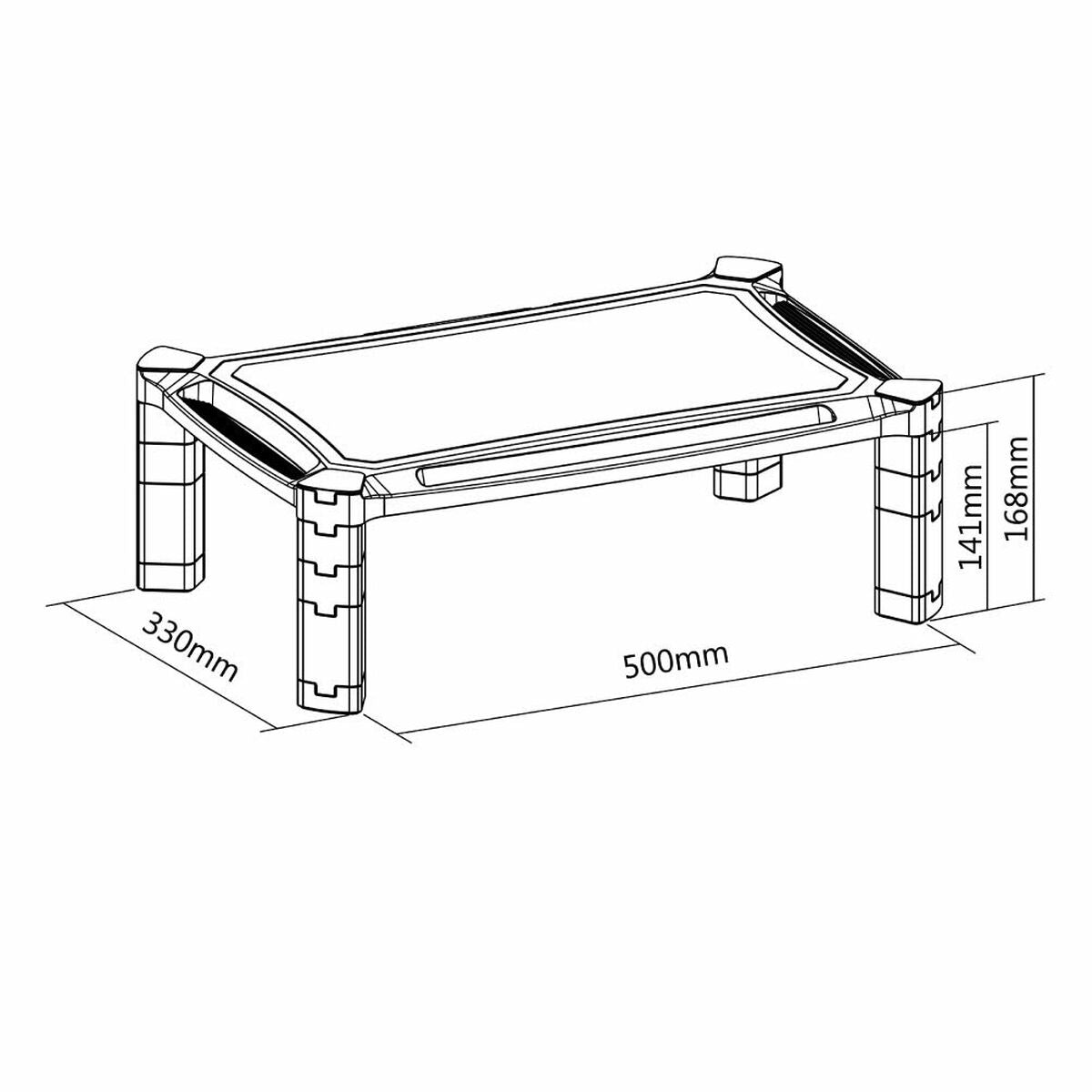 Neomounts NSMONITOR20 Bildschirm-Tischhalterung, Schwarz, 10 kg