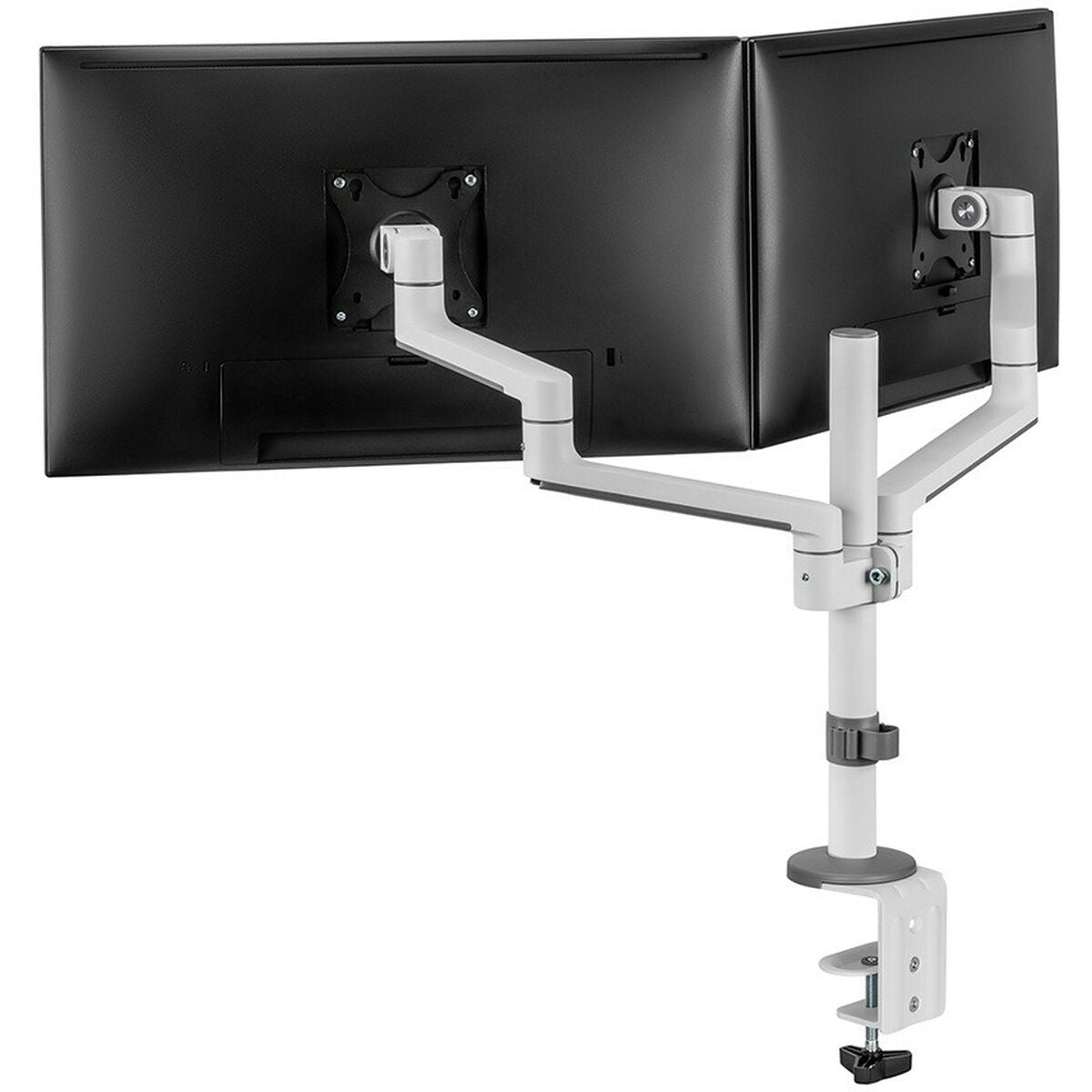 Neomounts DS60-425WH2 weiße 27-Zoll-Monitor-Tischhalterung