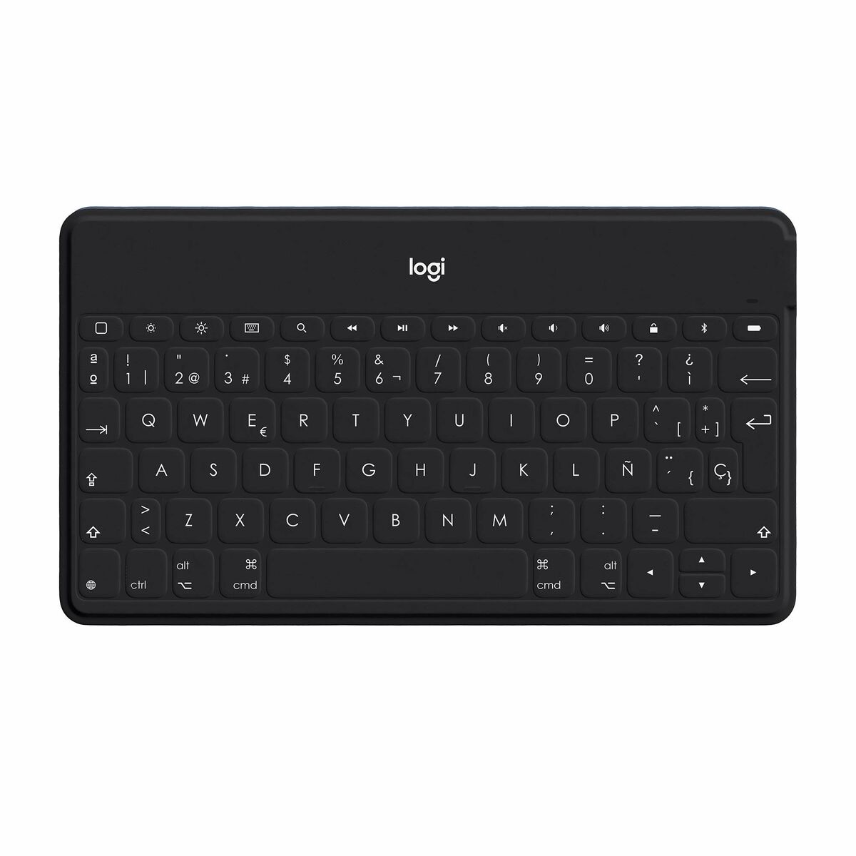 Bluetooth-Tastatur mit Ständer für Logitech Tablet Schwarz (Refurbished D)