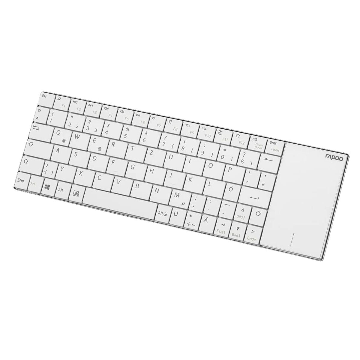 Rapoo E2710 Kabellose Tastatur Weiß Qwertz Deutsch (Restauriert A)