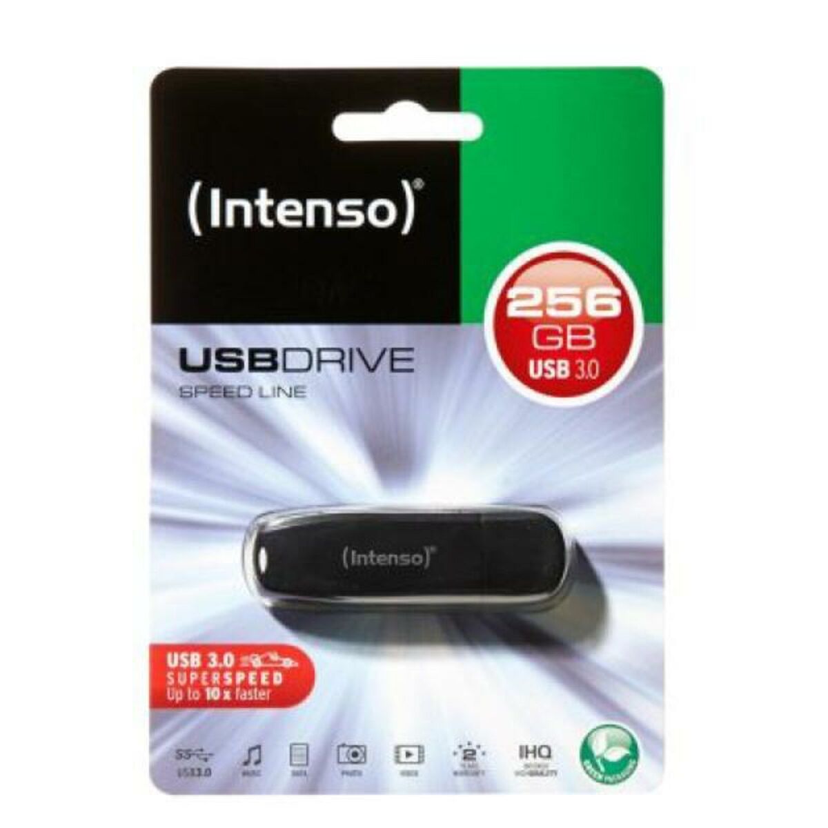 Pendrive INTENSO 3533492 256 GB USB 3.0 Noir 256 GB