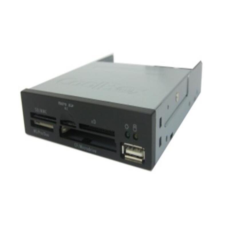 CoolBox CRCOOCR4002L USB 2.0 Interner Kartenleser Schwarz Grau