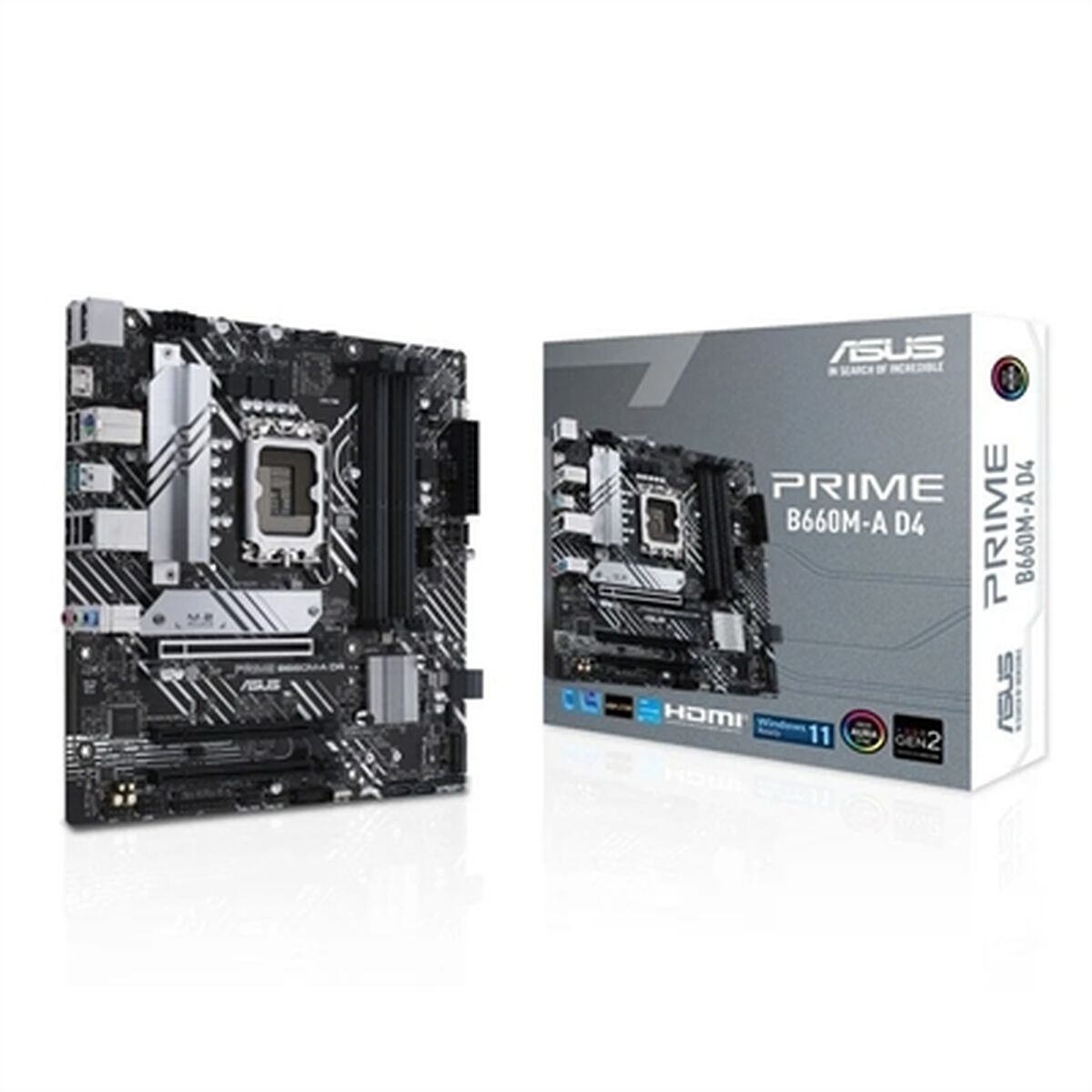 Placa Base Asus PRIME B660M-A D4 CSM INTEL B660 LGA 1700