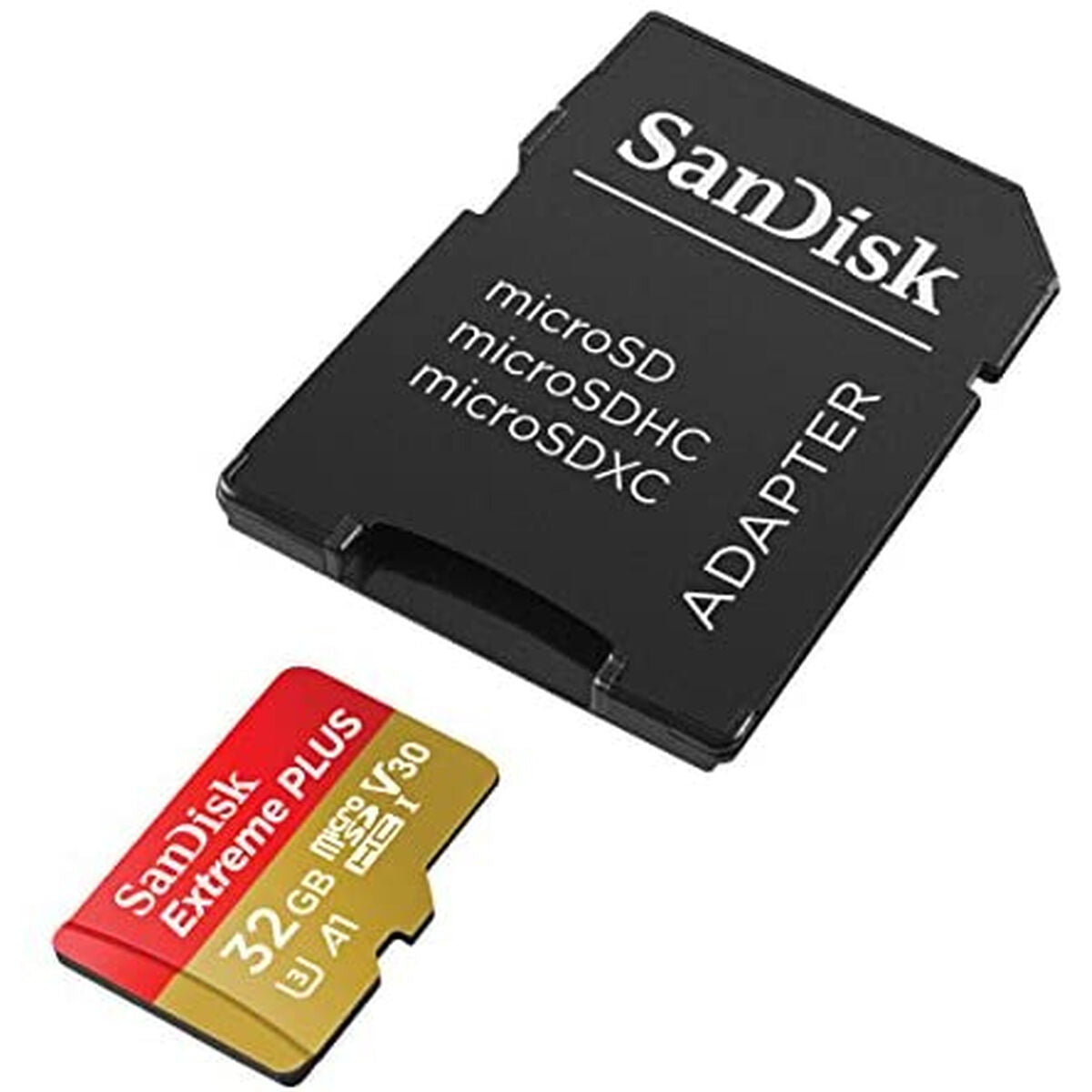 Micro-SD-Speicherkarte mit Adapter SanDisk SDSQXBG-032G-GN6MA
