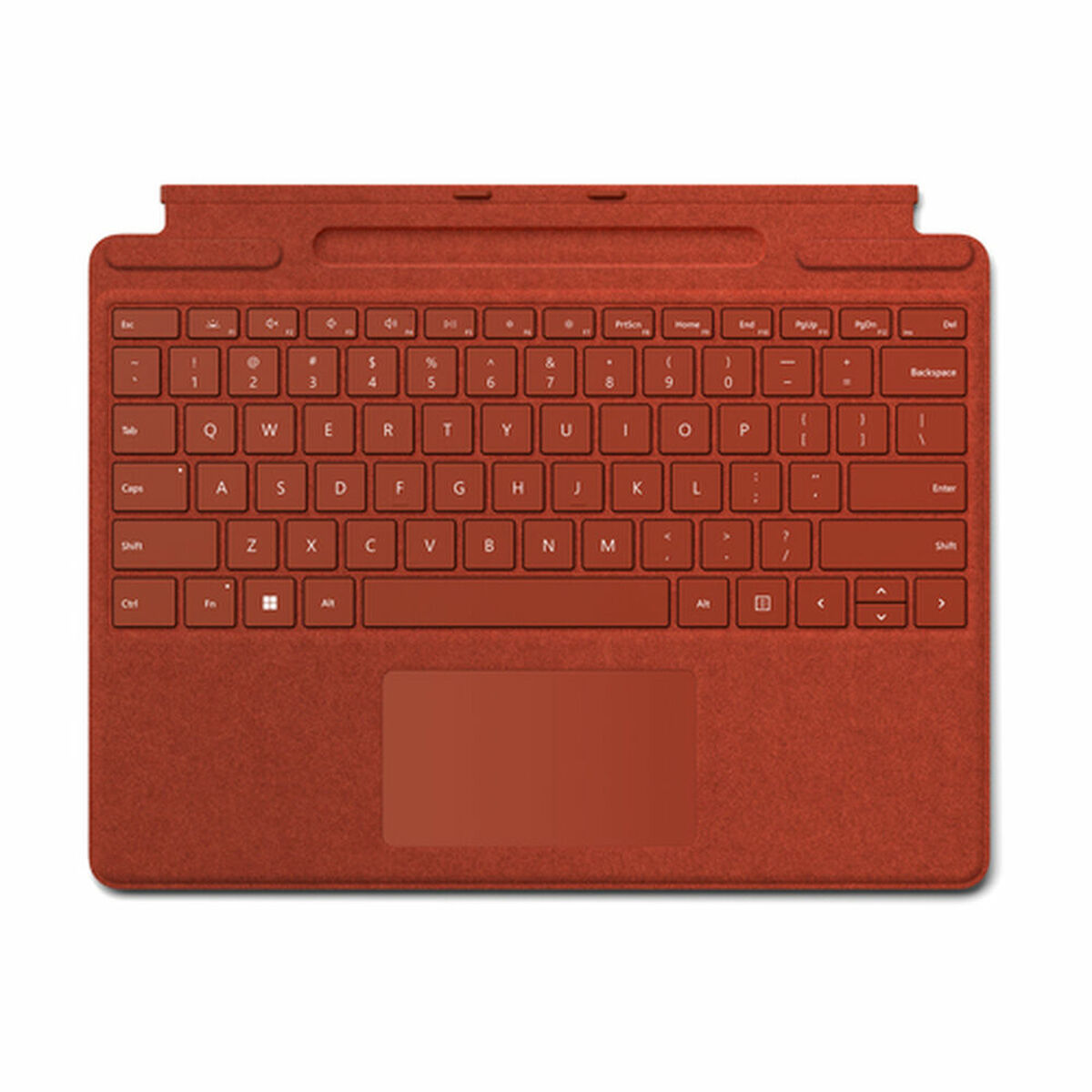 Microsoft-Tastatur 8XB-00032, Rot, Spanisch, Spanisch, Qwerty, QWERTY