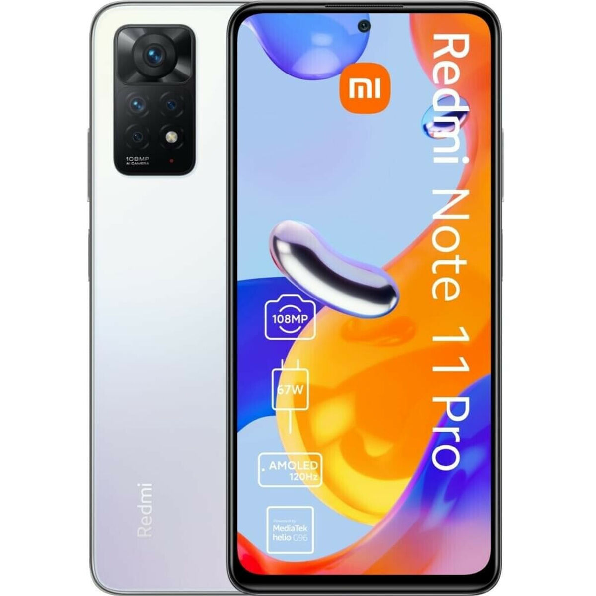 Smartphone Xiaomi Redmi Note 11 Pro Weiß 64 GB 6,67 Zoll 6 GB RAM