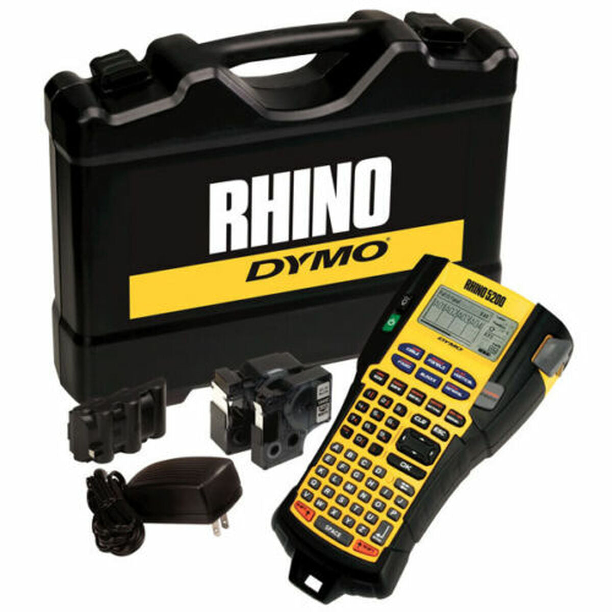 Rotuladora Eléctrica Portátil Dymo Rhino 5200 Maletín (3 Unidades)