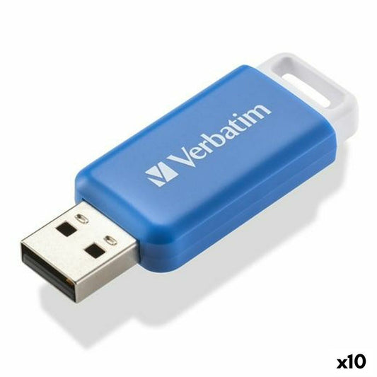 Verbatim V DataBar Blau Schwarz USB-Stick 64 GB