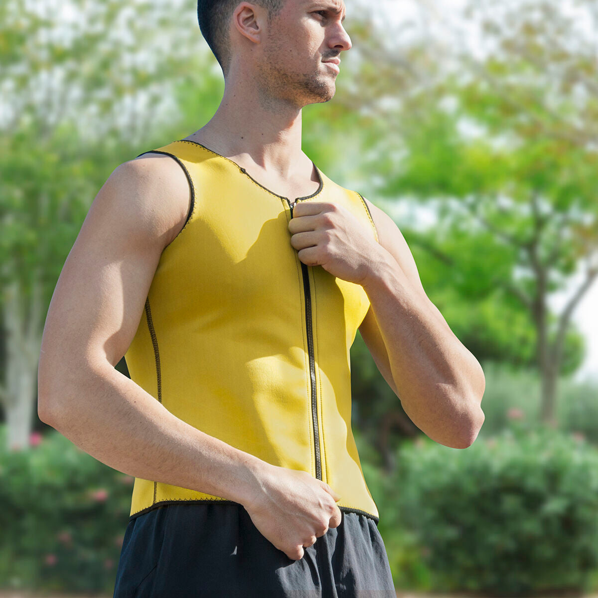 Chaleco Deportivo con Efecto Sauna para Hombre Passwa InnovaGoods