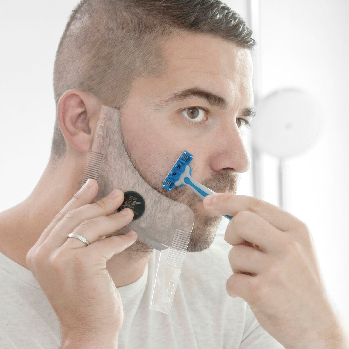 Hipster Barber Bart-Rasierform InnovaGoods 