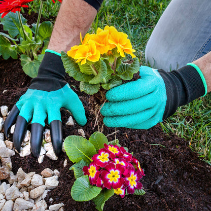 Guantes de Jardinería con Garras para Cavar InnovaGoods