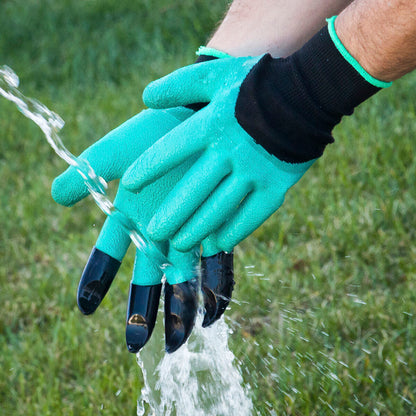 Guantes de Jardinería con Garras para Cavar InnovaGoods