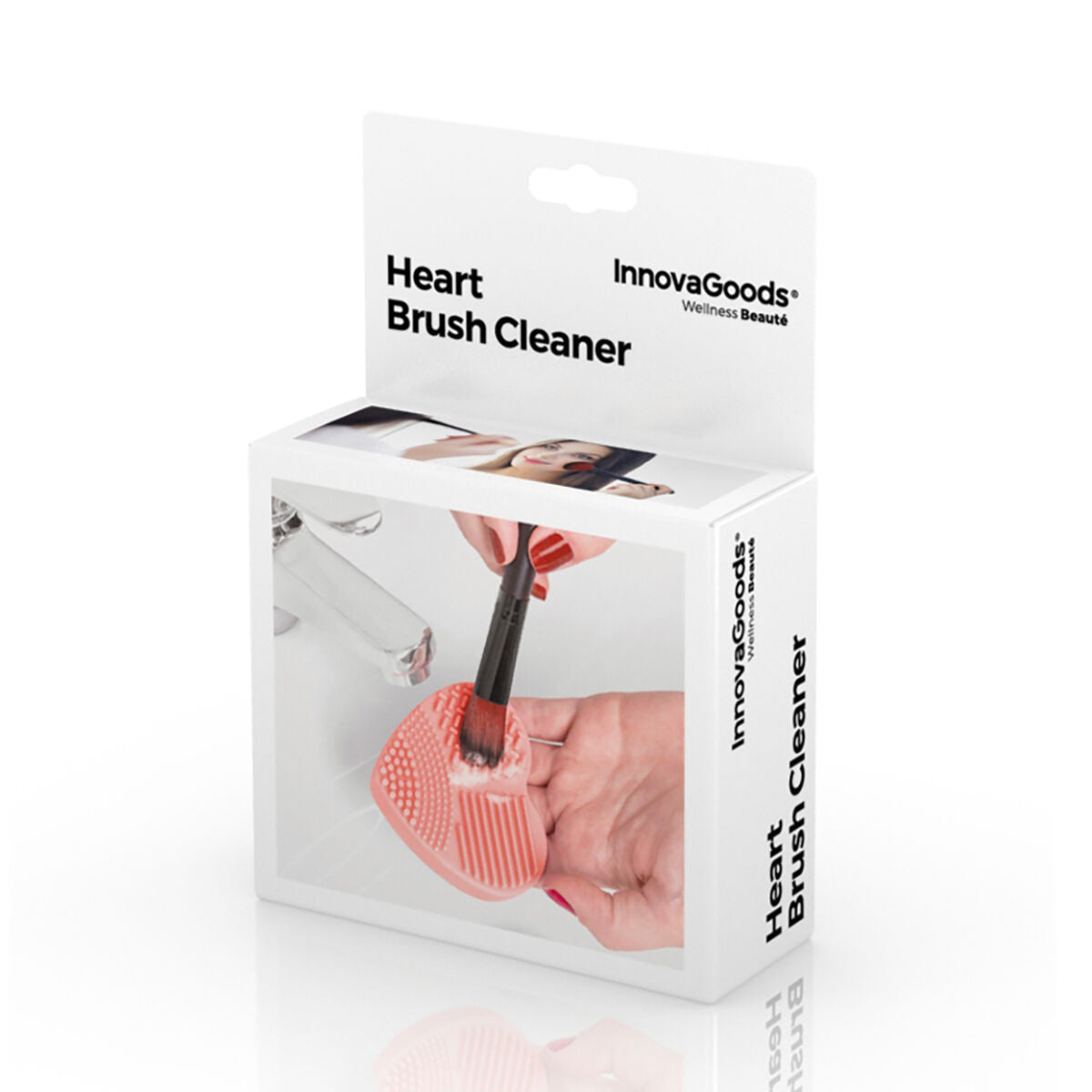 Heart InnovaGoods Make-up-Pinselreiniger 