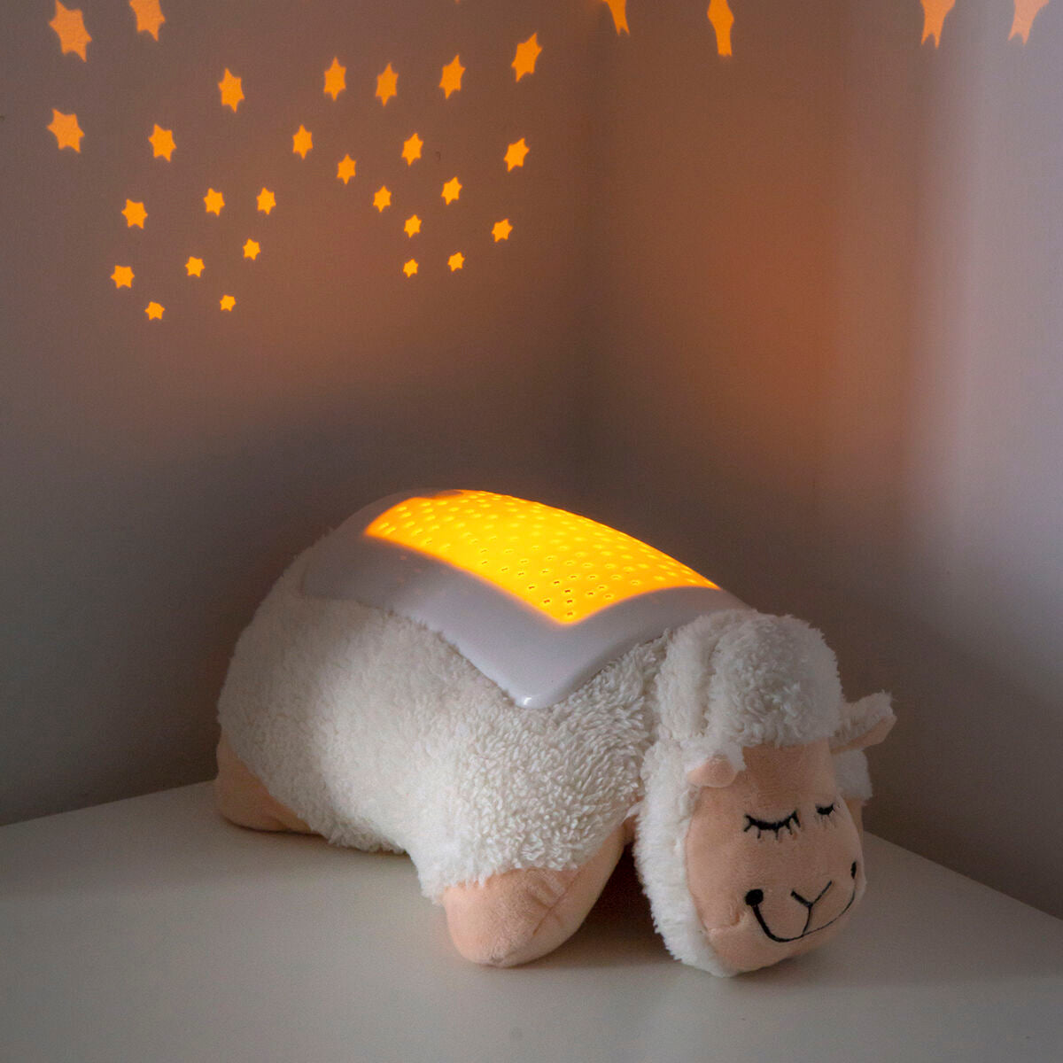 Schaf LED-Sternprojektor Plüsch InnovaGoods 