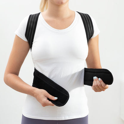 InnovaGoods® Corrector de postura adaptable Pro-TicalBak, mejora la postura, alivia el dolor de espalda y hombros, con correas a