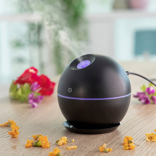 Mini-Aroma-Diffusor-Luftbefeuchter Black InnovaGoods 