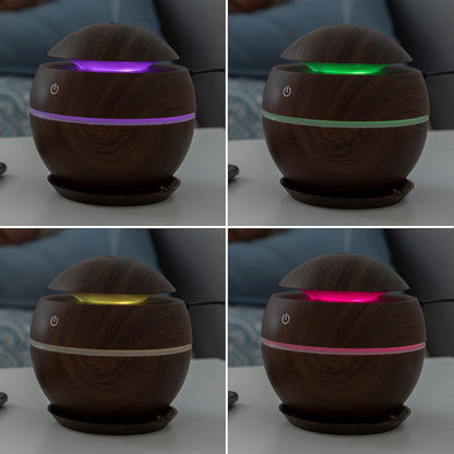 Mini humidificateur diffuseur d'arômes Dark Walnut InnovaGoods