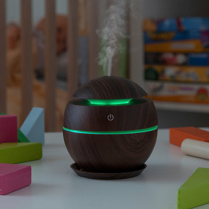 Mini Humidifier Scent Diffuser Dark Walnut InnovaGoods