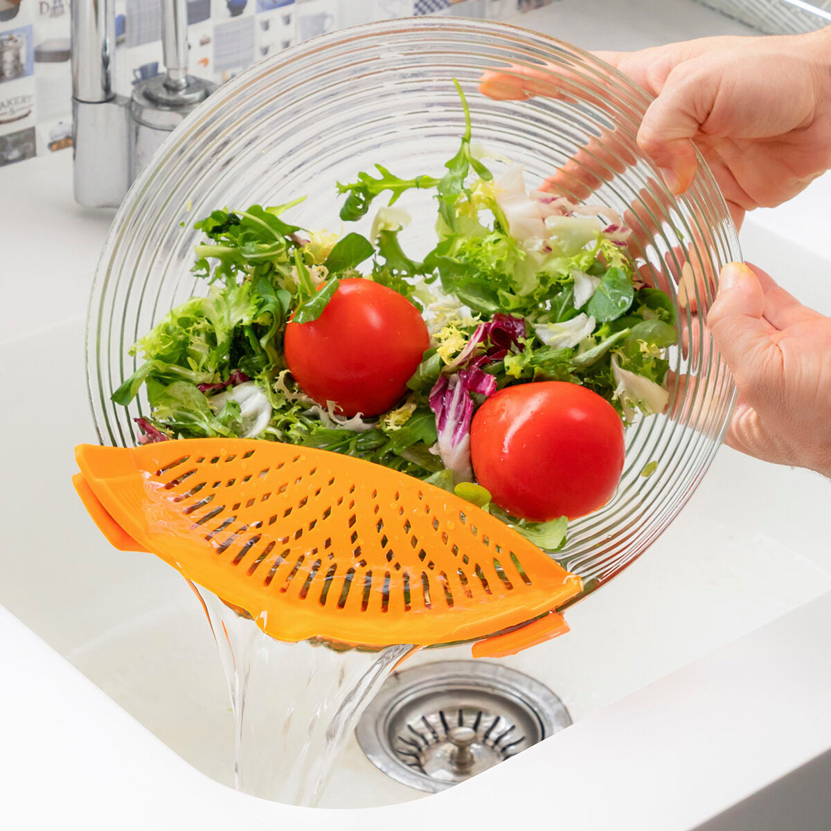 Égouttoir en Silicone Pastrainer InnovaGoods