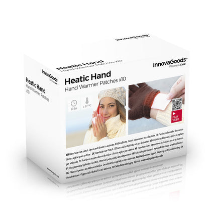 Heatic Hand InnovaGoods Handwärmepflaster 10 Einheiten 