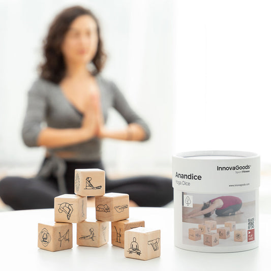 Anandice InnovaGoods Yoga Würfelspiel 7 Einheiten 